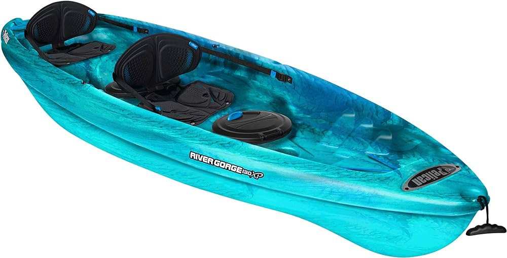 Pelican - River Gorge 130X Tandem Kayak - Sit-on-Top - Recreational 2 Person Kayak - 13 ft | Amazon (US)