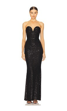 Nookie Lumiere Gown in Black from Revolve.com | Revolve Clothing (Global)