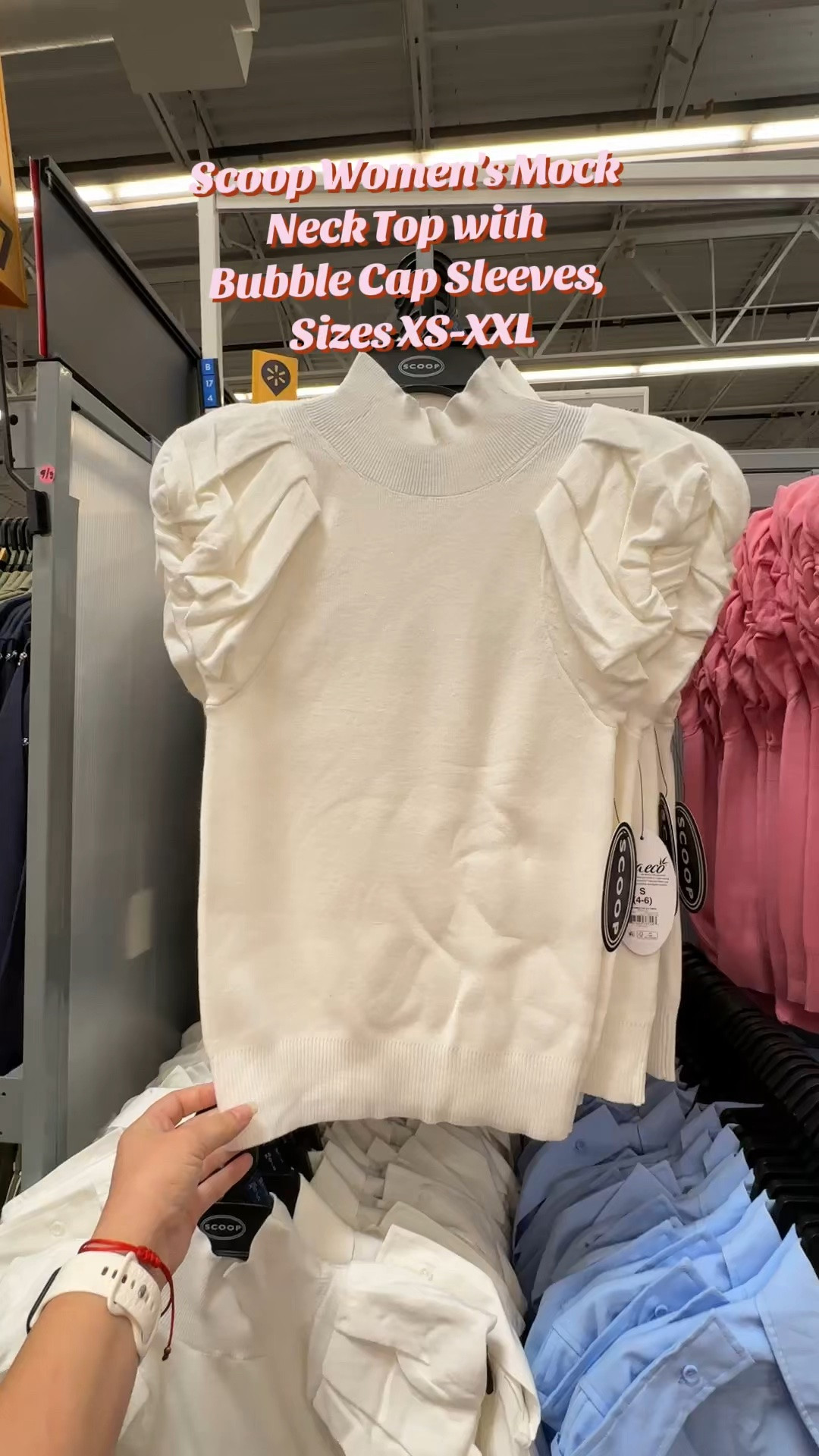 @Walmart such a pretty top! 

Scoop Women's Mock Neck Top with Bubble Cap Sleeves, Sizes XS-XXL

#LTKMidsize #LTKPlusSize #LTKPetite