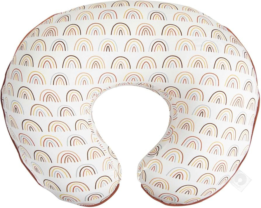 Boppy Organic Original Nursing Pillow, Spice Rainbows, Ergonomic Nursing Essentials for Bottle an... | Amazon (US)