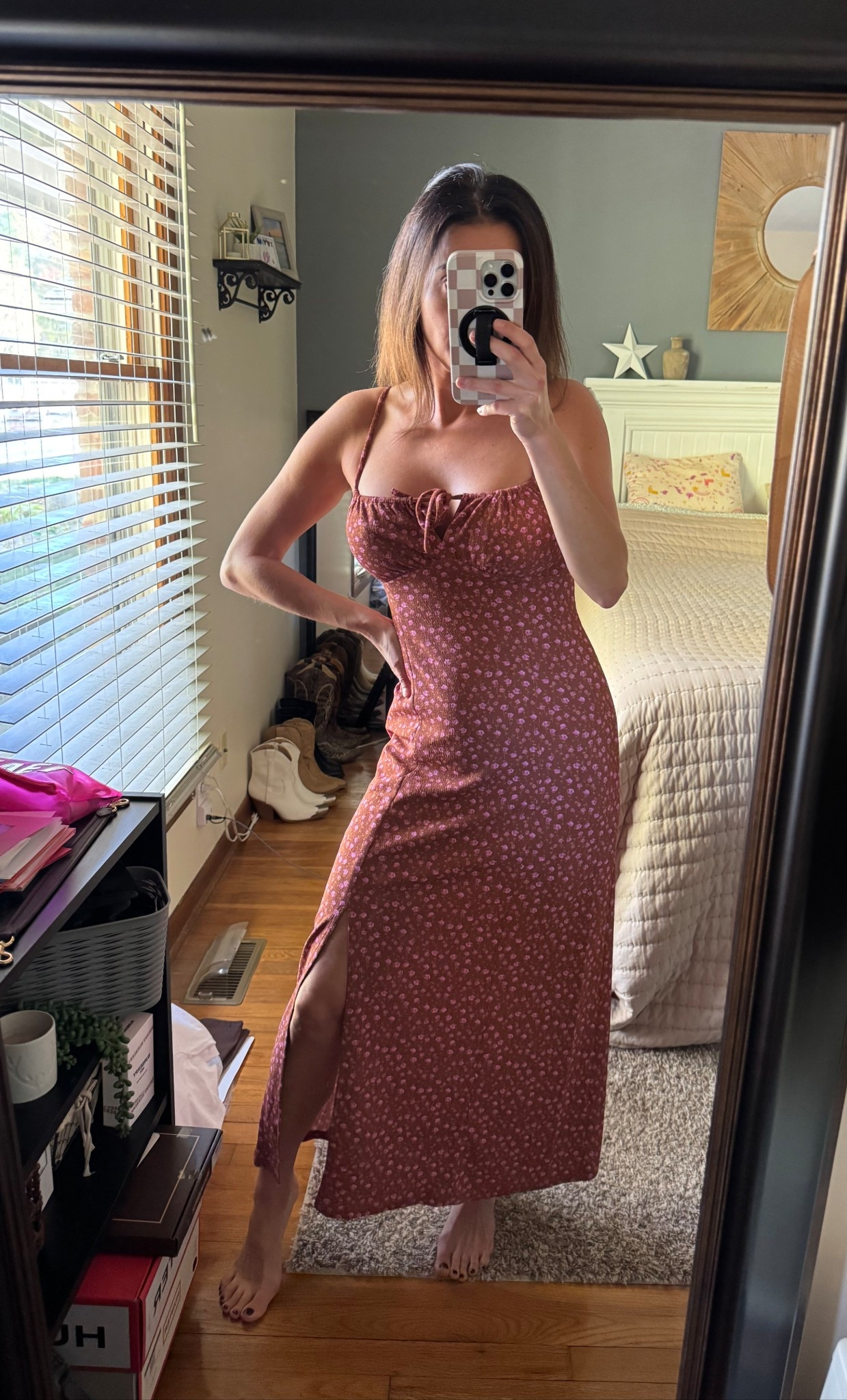 Last minute added this to my walmart cart and it was such a win! Adorable fall colored dress and it’s only $8!!!! I did an XS but hurry bc sizes are selling out FAST! 
So good for fall photos and events, church or even thanksgiving! 

#LTKSeasonal #LTKFindsUnder50 #LTKSaleAlert