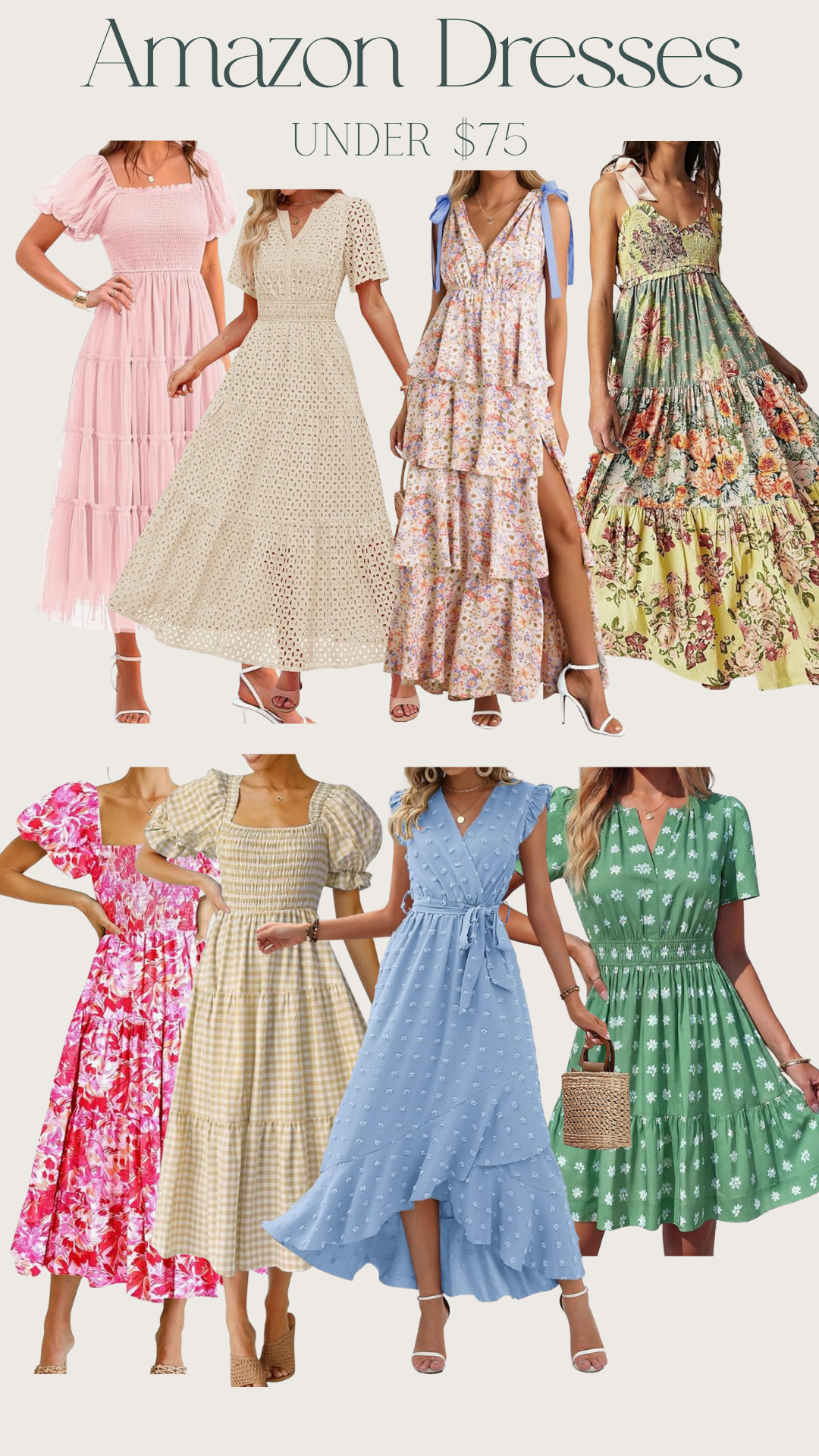 amazon dresses under $75 

 