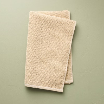 Hand Towel Tan/Cream - Hearth & Hand™ with Magnolia | Target