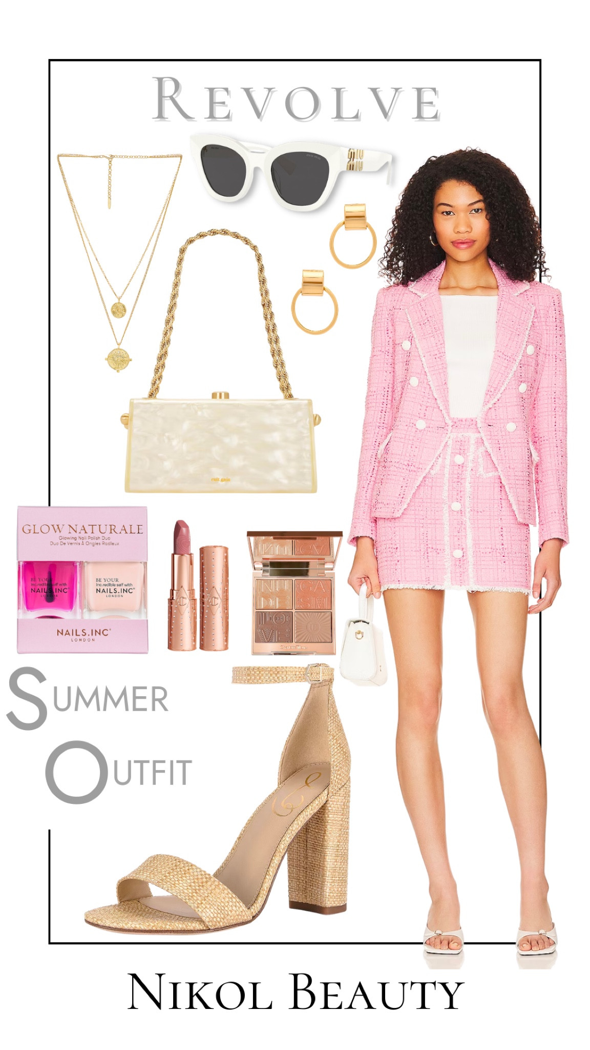 Embrace the summer vibes in this chic pink ensemble! The tweed blazer and shorts combo is the perfect balance of sophistication and playfulness. Get inspired and rock this trendy look for any occasion. #SummerOutfitInspo #PinkFashion #TweedBlazer #Shorts #Revolve #LuxuryFinds #LuxuryFashion



#LTKstyletip #LTKitbag #LTKSeasonal