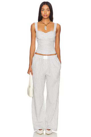 LIONESS Cobain Pant in Ivory Multi Stripe from Revolve.com | Revolve Clothing (Global)