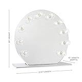 Impressions Vanity Hollywood Style Classic Sunset Professional Mirror (Frosted LED Bulbs) | Amazon (US)