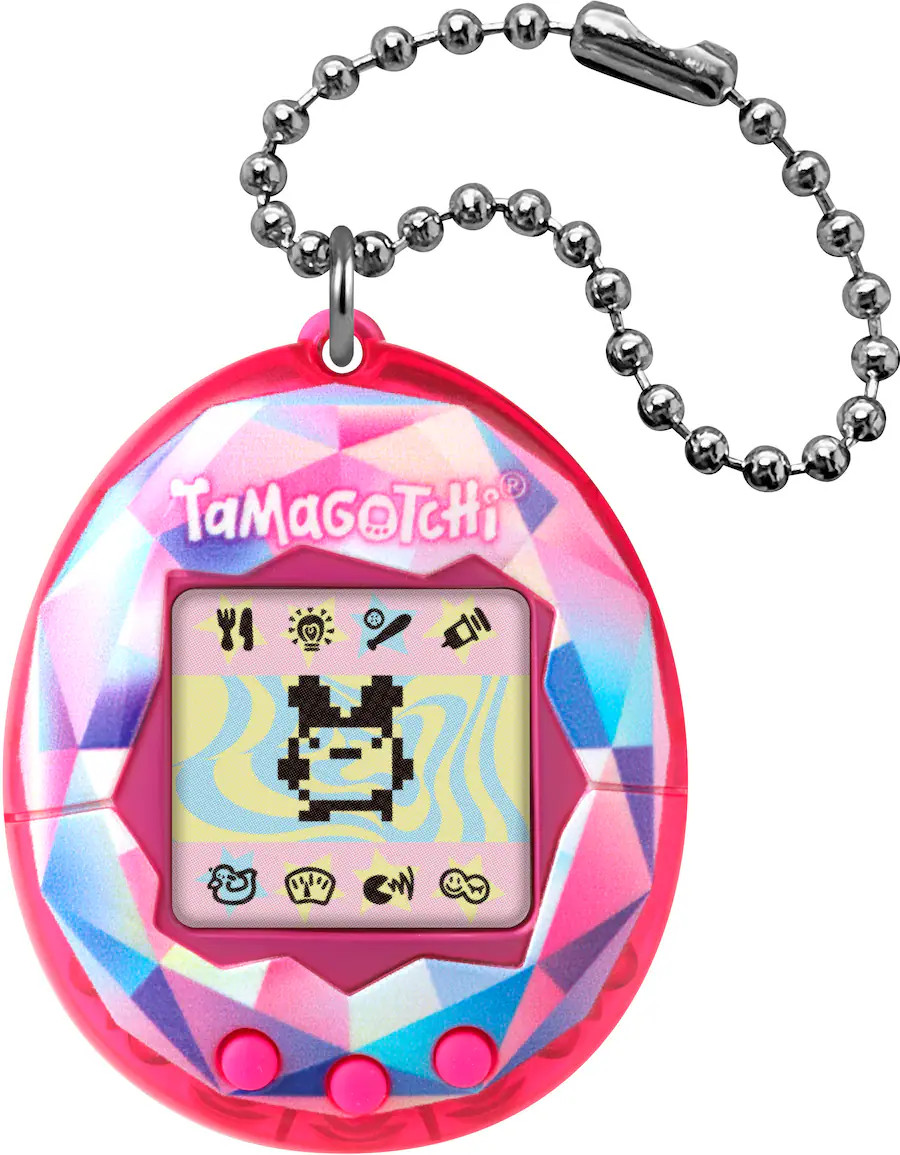 Bandai - 2.1" Original Tamagotchi - Pink Treasure Jewel | Best Buy U.S.