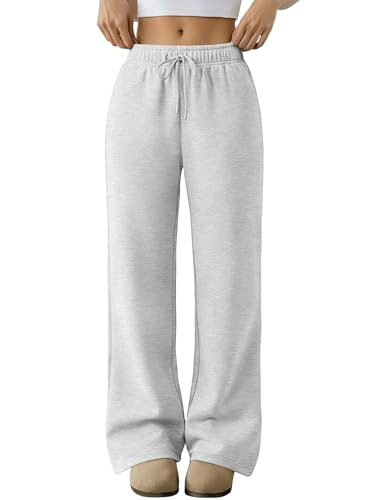 Trendy Queen Women‘s Wide Leg Sweatpants, Baggy Barrel Pants with Pockets, High Waist Lounge Jo... | Amazon (US)