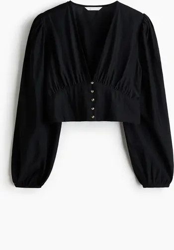 H&M V-neck Blouse | Nordstrom | Nordstrom