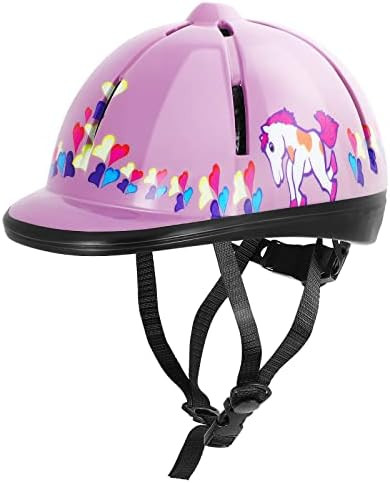 Xiaozxwlhq Adjustable Horse Riding Helmet Equestrian Kids Protective Gear Helmet | Amazon (US)