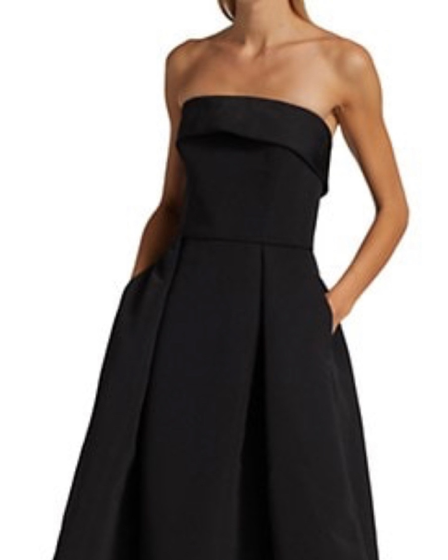 Winter wedding guest attire. Black tie. Semi formal. And on sale right now! #saks #winterwedding 

#LTKwedding #LTKstyletip #LTKHoliday