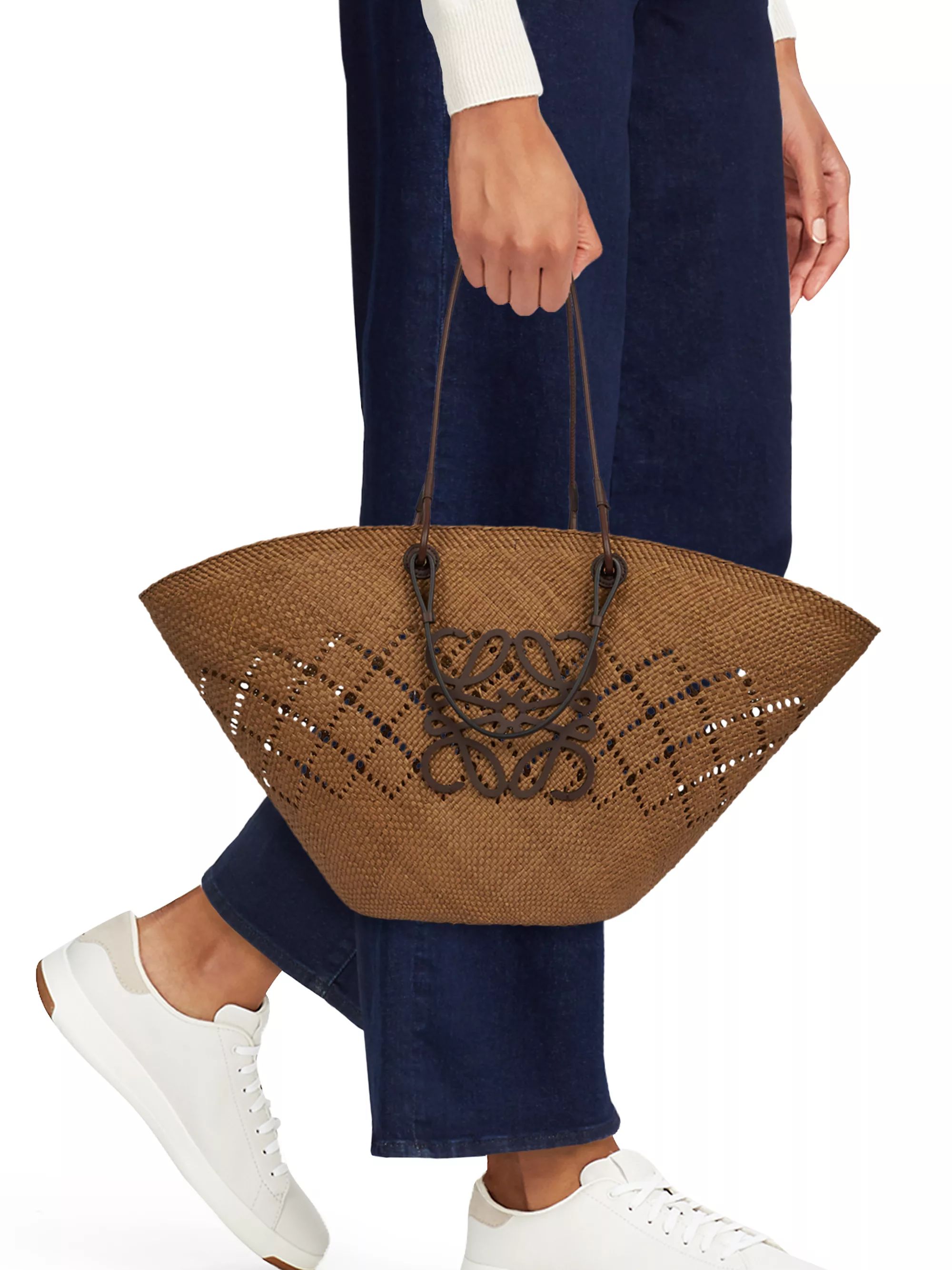 LOEWE x Paula's Ibiza Medium Anagram Basket Bag | Saks Fifth Avenue