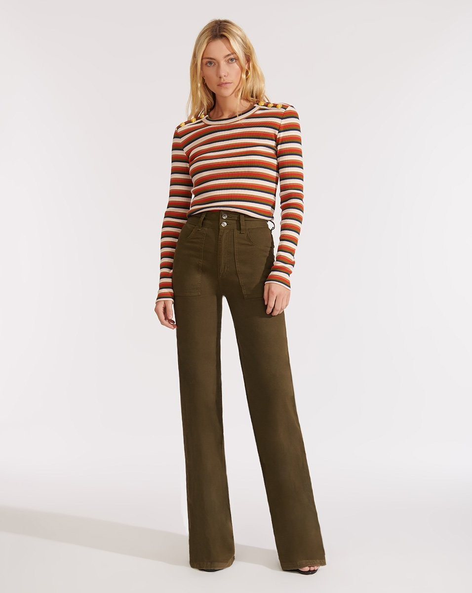 Crosbie High-Rise Wide-Leg | Veronica Beard