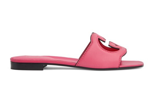 Women's Interlocking G cut-out slide sandal | Gucci (US)