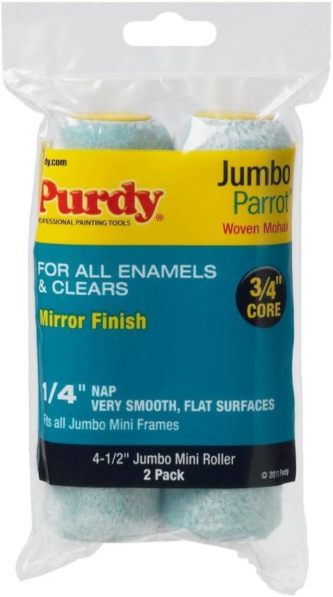 PURDY 140624040 2-Pack Mini Roller Replacements-4-1/2 Cover 1/4 inch, One Size, Multi | Amazon (US)