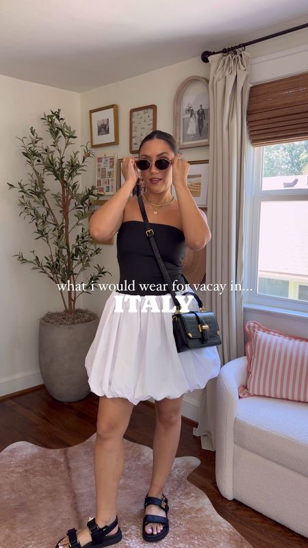Italy outfits (non coastal)- all very comfy & great for long days!

Wearing size SMALL in everything- 7.5 in shoes

#LTKVideo #LTKFindsUnder100 #LTKFindsUnder50