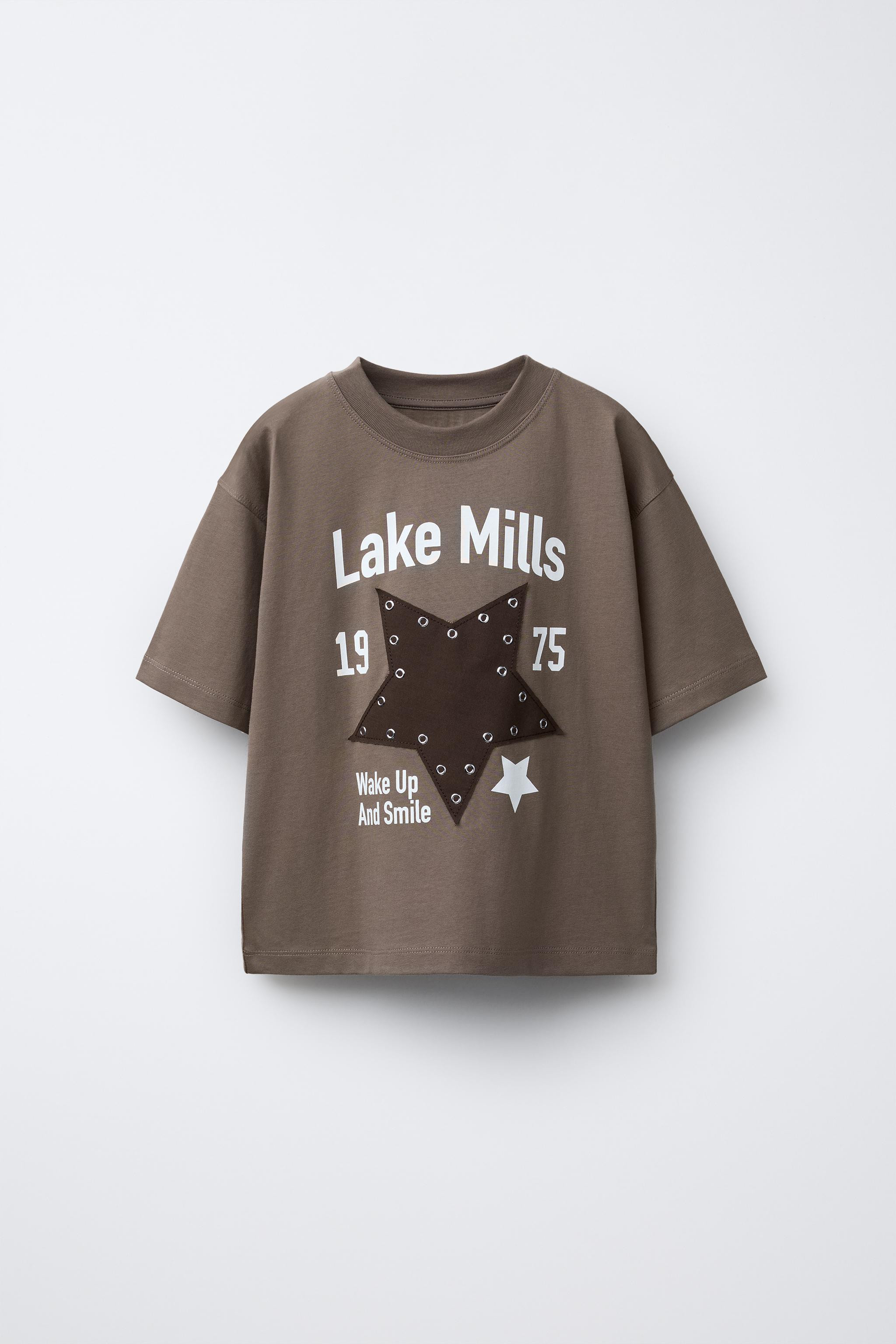 EYELET STAR T-SHIRT | Zara US