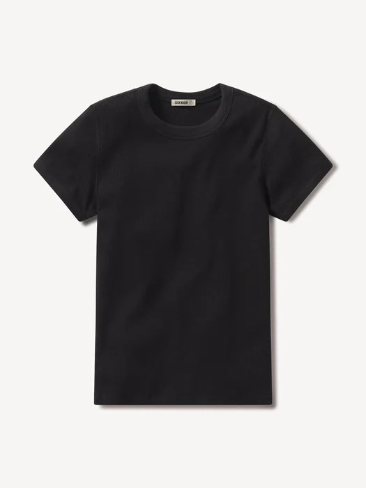 Black Surplus Rib S/S Tee - Buck Mason- Modern American Classics | Buck Mason