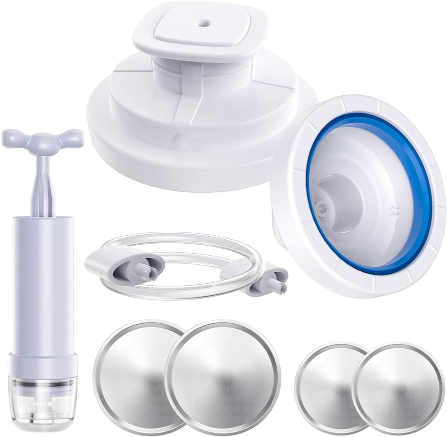 DAIKA Jar Sealer and Accessory Hose Kit Compatible with FoodSaver Vacuum Sealer for Wide-Mouth & ... | Amazon (US)