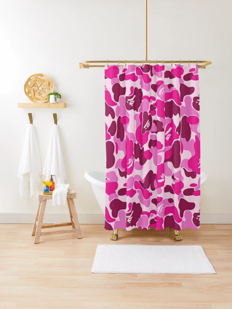 Pink Camo  Shower Curtain | Redbubble (US)