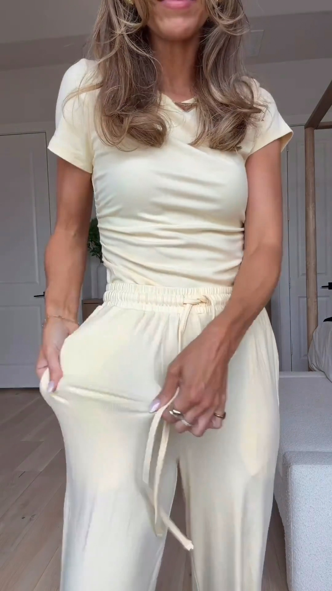 Amazon big spring sale!

The cutest butter yellow Amazon set that I have in so many styles! The material is so soft and stretchy and I just love these matching sets for around the house and I even wear them out too! Wearing size small 




#LTKdayinmylife #LTKgrwm #LTKselfcare