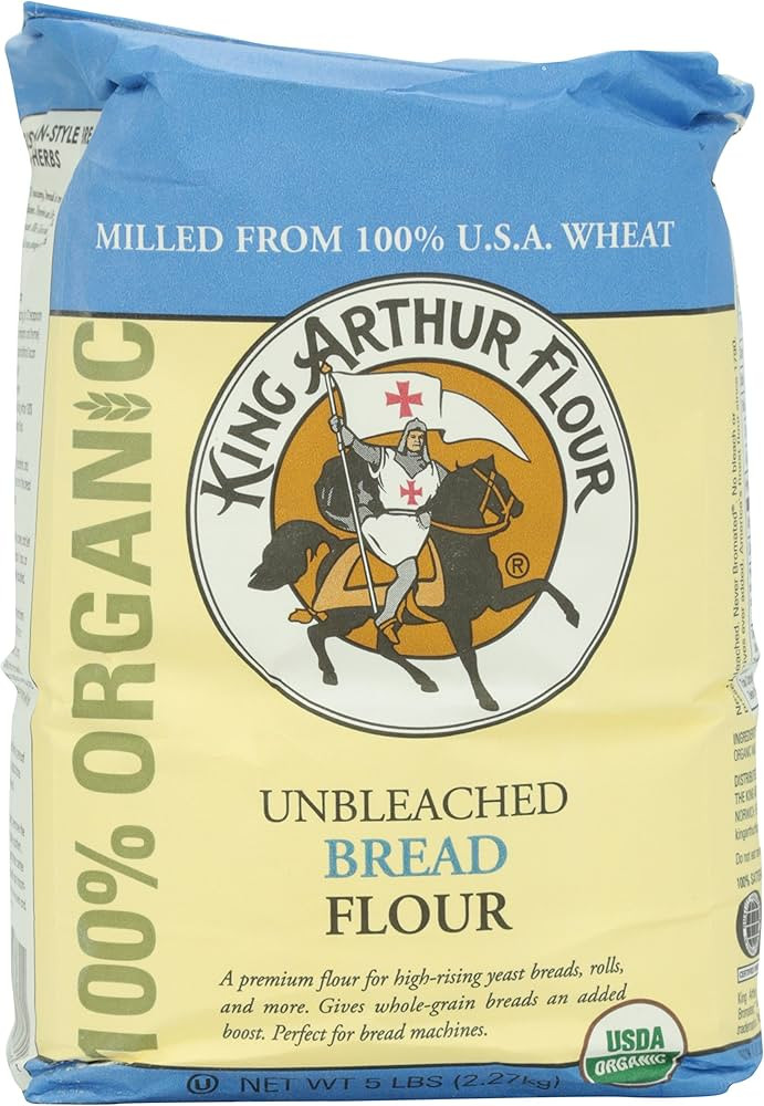 King Arthur Flour - Unbleached 100% Organic Bread Flour - 5 lbs | Amazon (CA)
