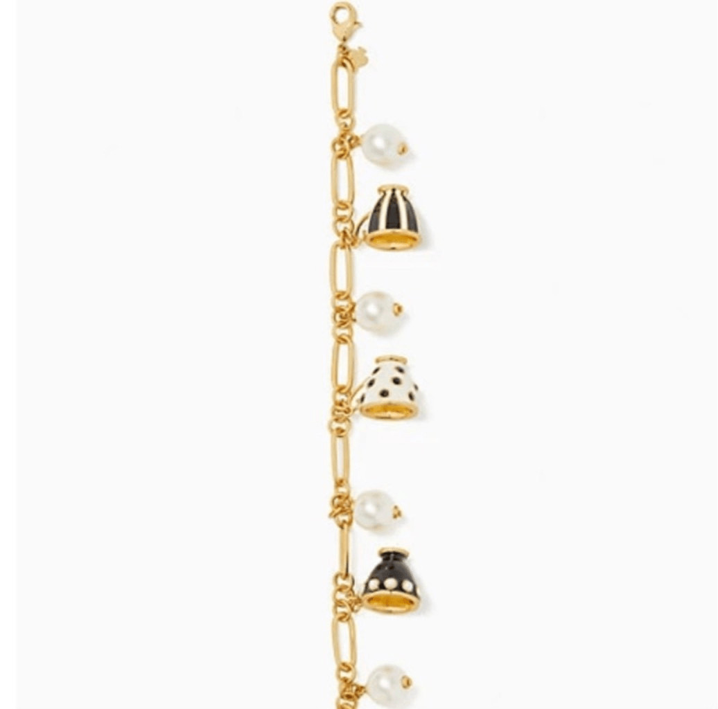 Kate Spade NWT charm bracelet - Tea Time Teacup Alice in Wonderland | eBay US