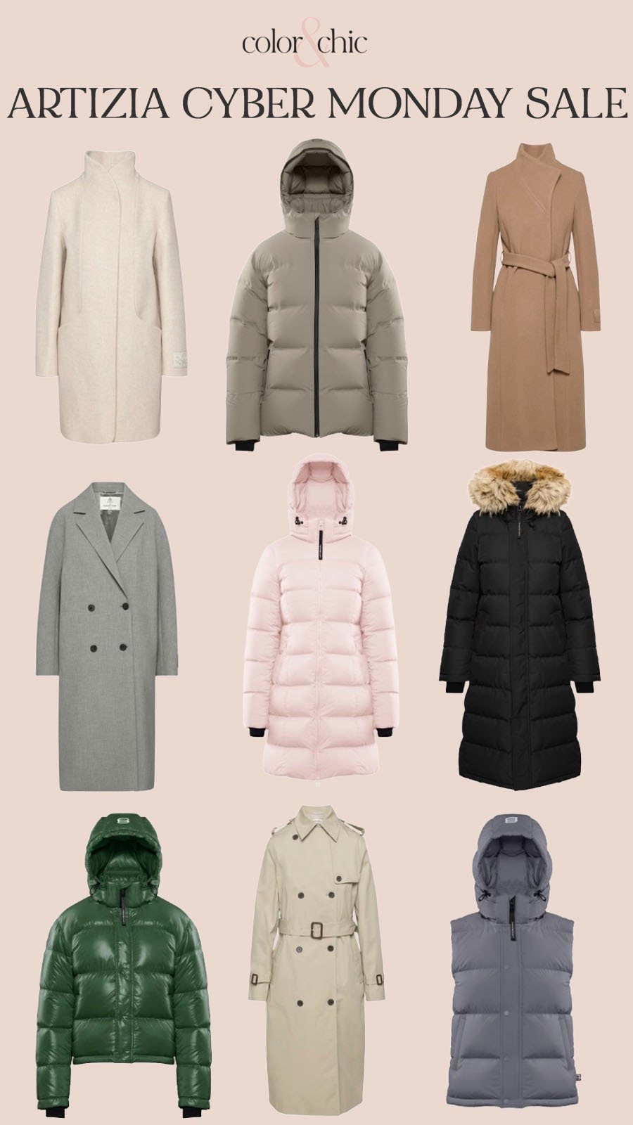 Aritzia Cyber Monday sale with items up to 50% off! Love both my super puff and Connor coat that is perfect for the winter 

#LTKootd #LTKCyberWeek #LTKSaleAlert