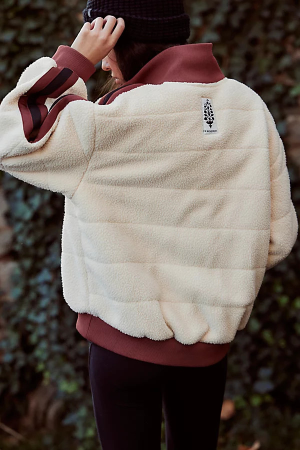Fleecy Sherpa Scrunchy Pippa Jacket | Free People (Global - UK&FR Excluded)