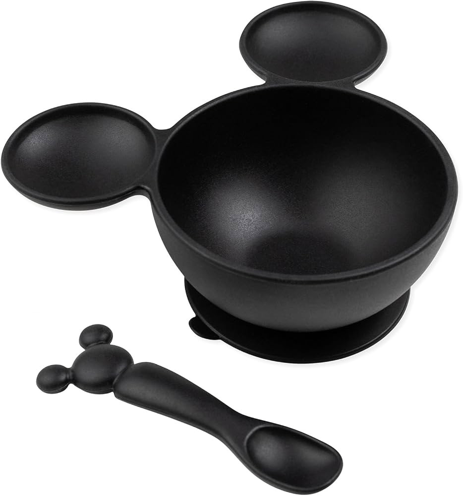 Bumkins Disney Baby Bowl, Silicone Feeding Set with Suction for Baby and Toddler, Includes Spoon,... | Amazon (US)