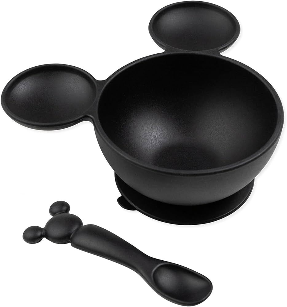Bumkins Disney Baby Bowl, Silicone Feeding Set with Suction for Baby and Toddler, Includes Spoon ... | Amazon (US)