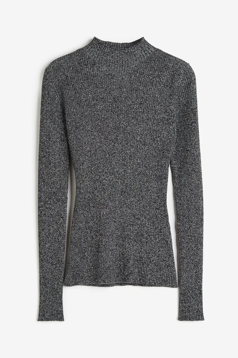 Turtleneck top - Black - Ladies | H&M GB | H&M (UK, MY, IN, SG, PH, TW, HK)