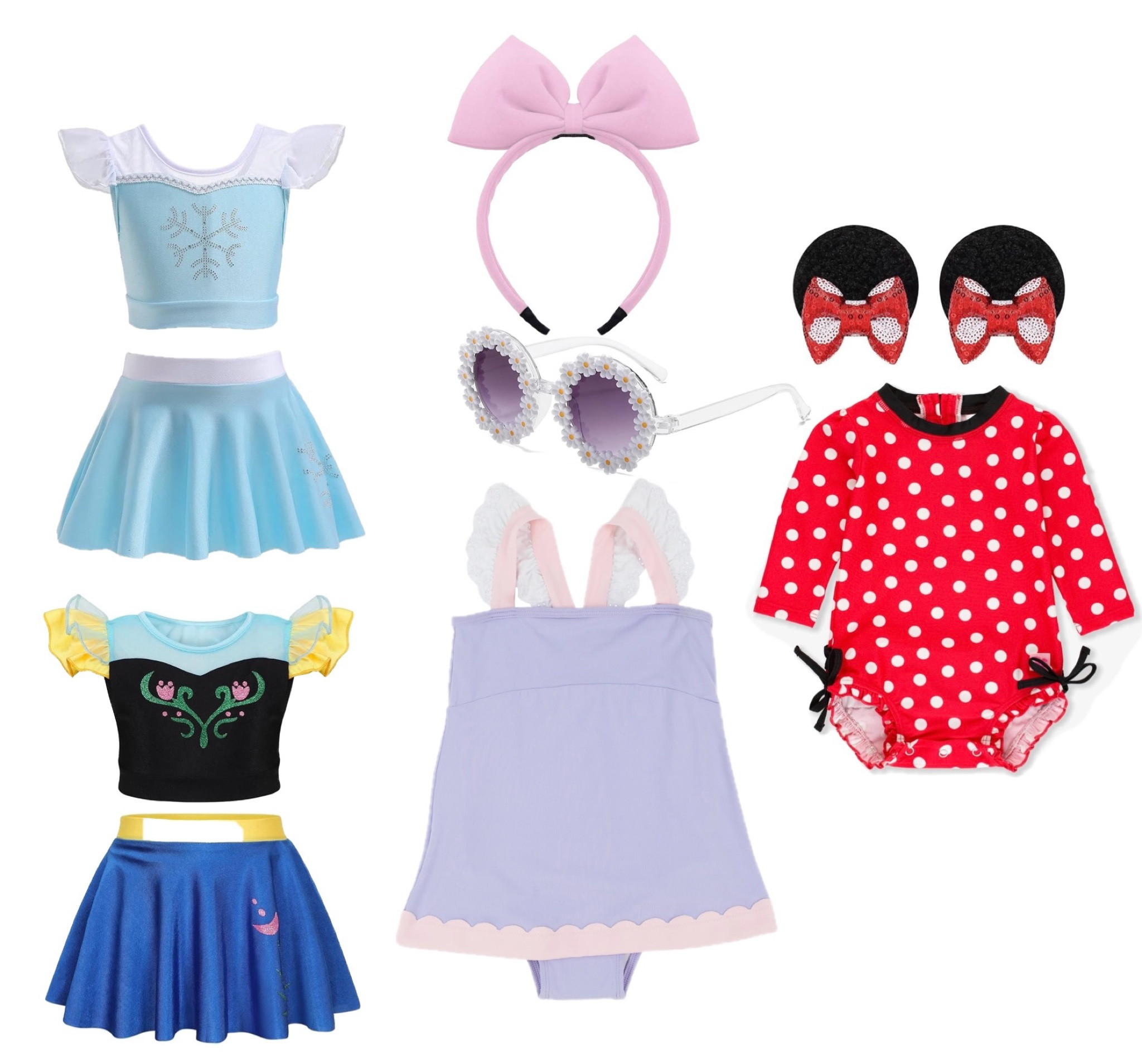 Disney swim for toddler girls. Princess swim. Minnie mouse swim. Daisy duck swim. 

#LTKTravel #LTKKids #LTKFamily