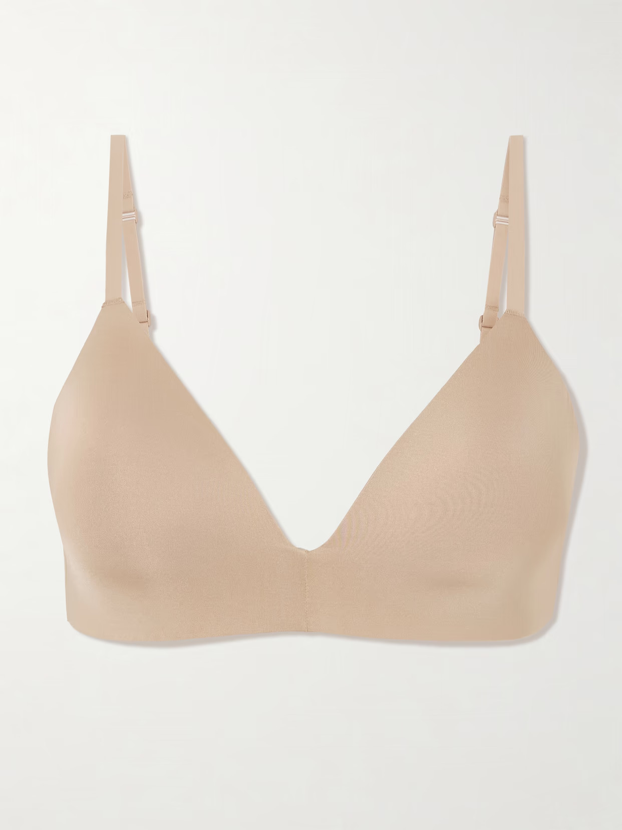 SKIMS - Wireless Form T-shirt Demi Bra - Clay | NET-A-PORTER (UK & EU)