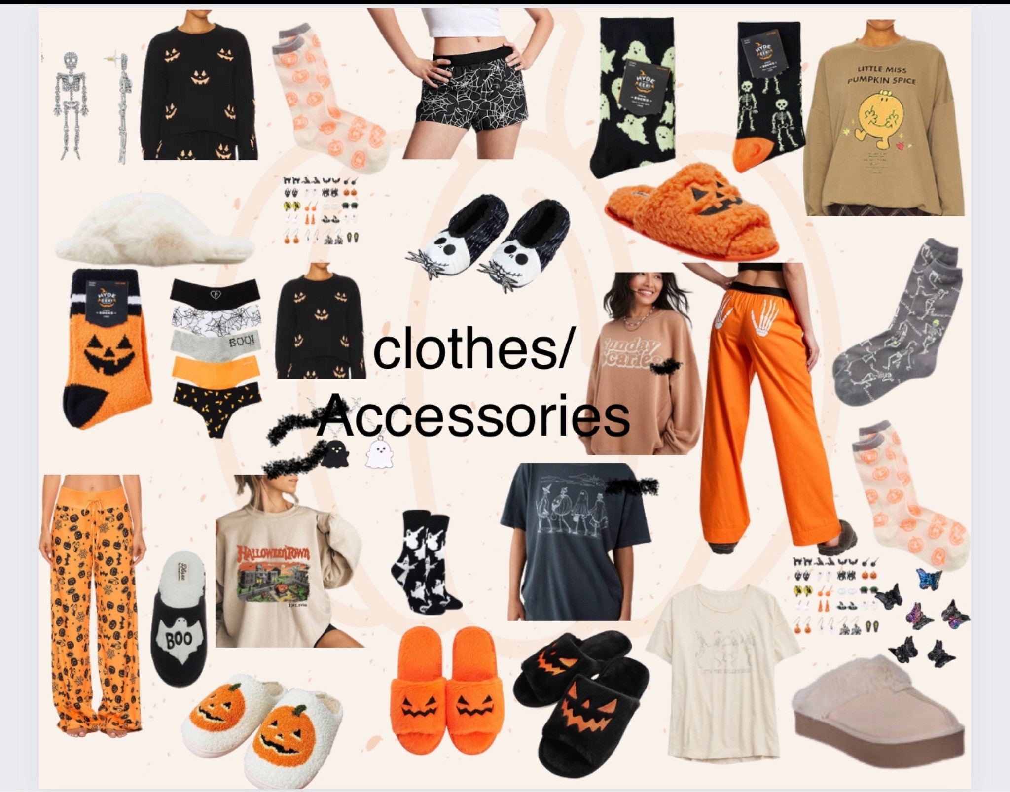 A cute seasonal sweater or pjs or pair of socks can be a nice addition to a boo basket 