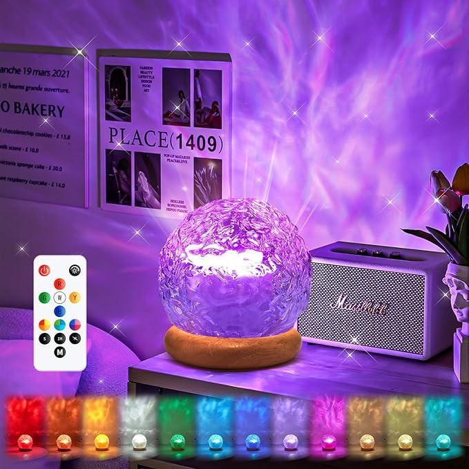 Christmas Gifts Teen Girls Kids Crystal Light Projector, 216 Modes Mood Lighting for Bedroom, Rem... | Amazon (US)