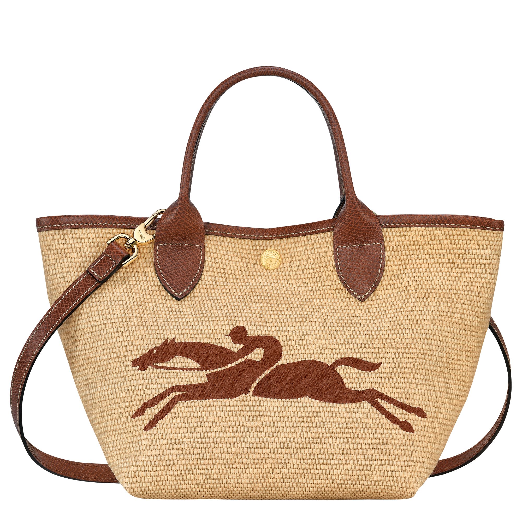 Le Panier Pliage S Basket bag Brown - Canvas (10144HZB035) | Longchamp US | Longchamp