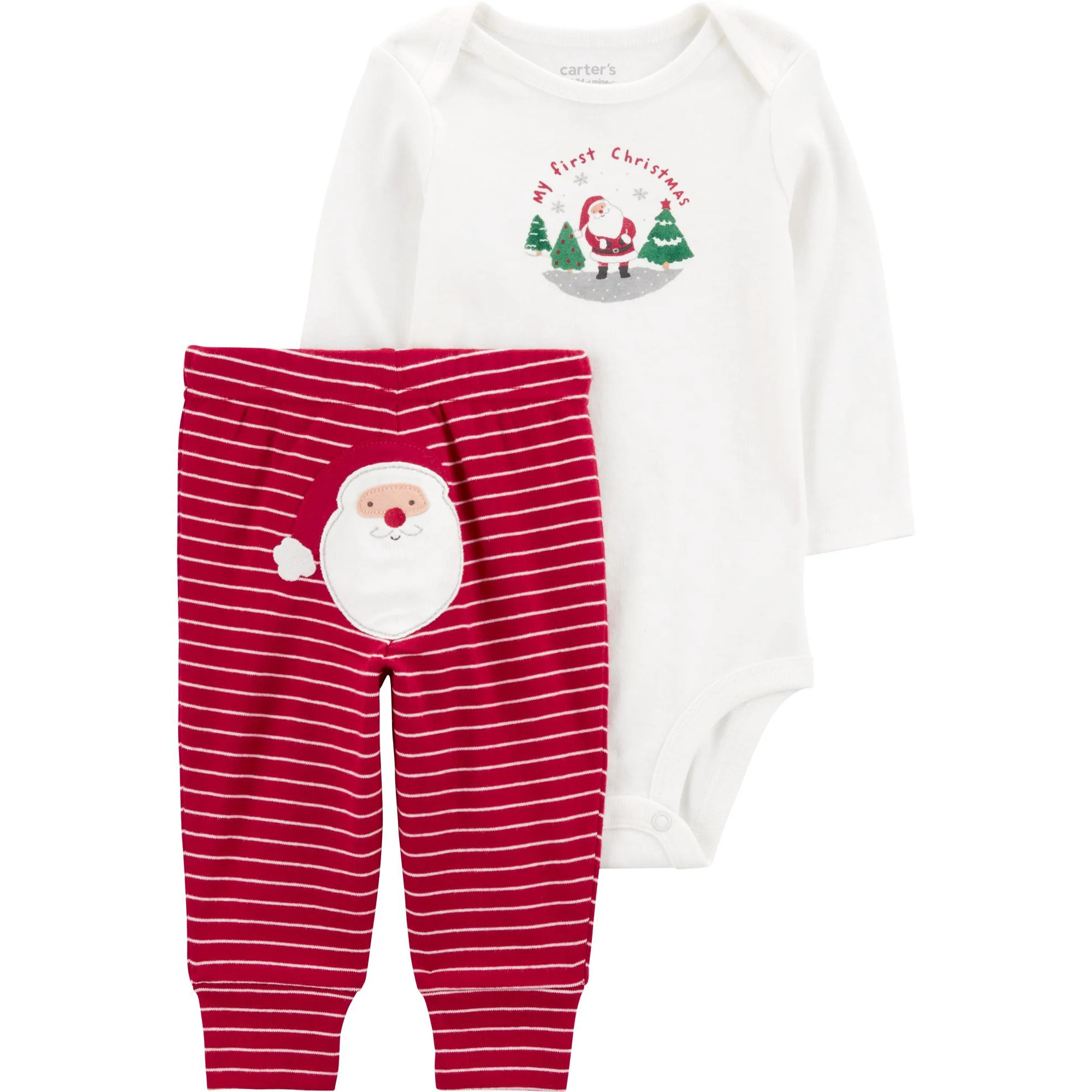 Carter's Child of Mine Baby Unisex Holiday Outfit Set, 2-Piece, Sizes Newborn-12 Months | Walmart (US)
