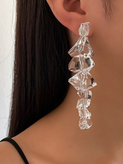 Clear Drop Earrings | SHEIN