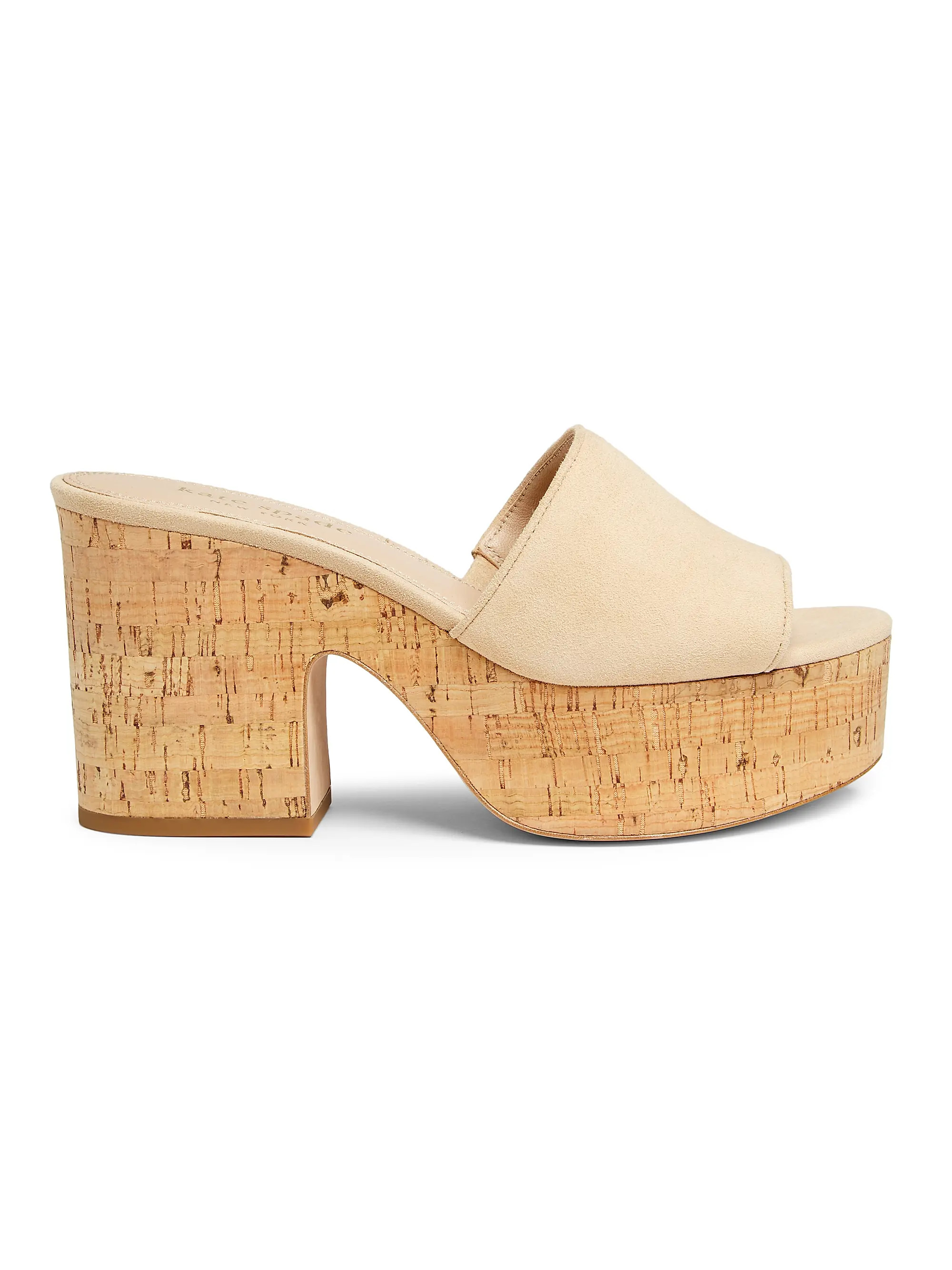 Ibiza Suede Cork Heels | Saks Fifth Avenue
