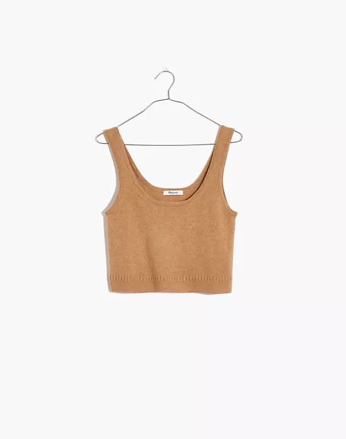 Clemence Cropped Sweater Tank | Madewell