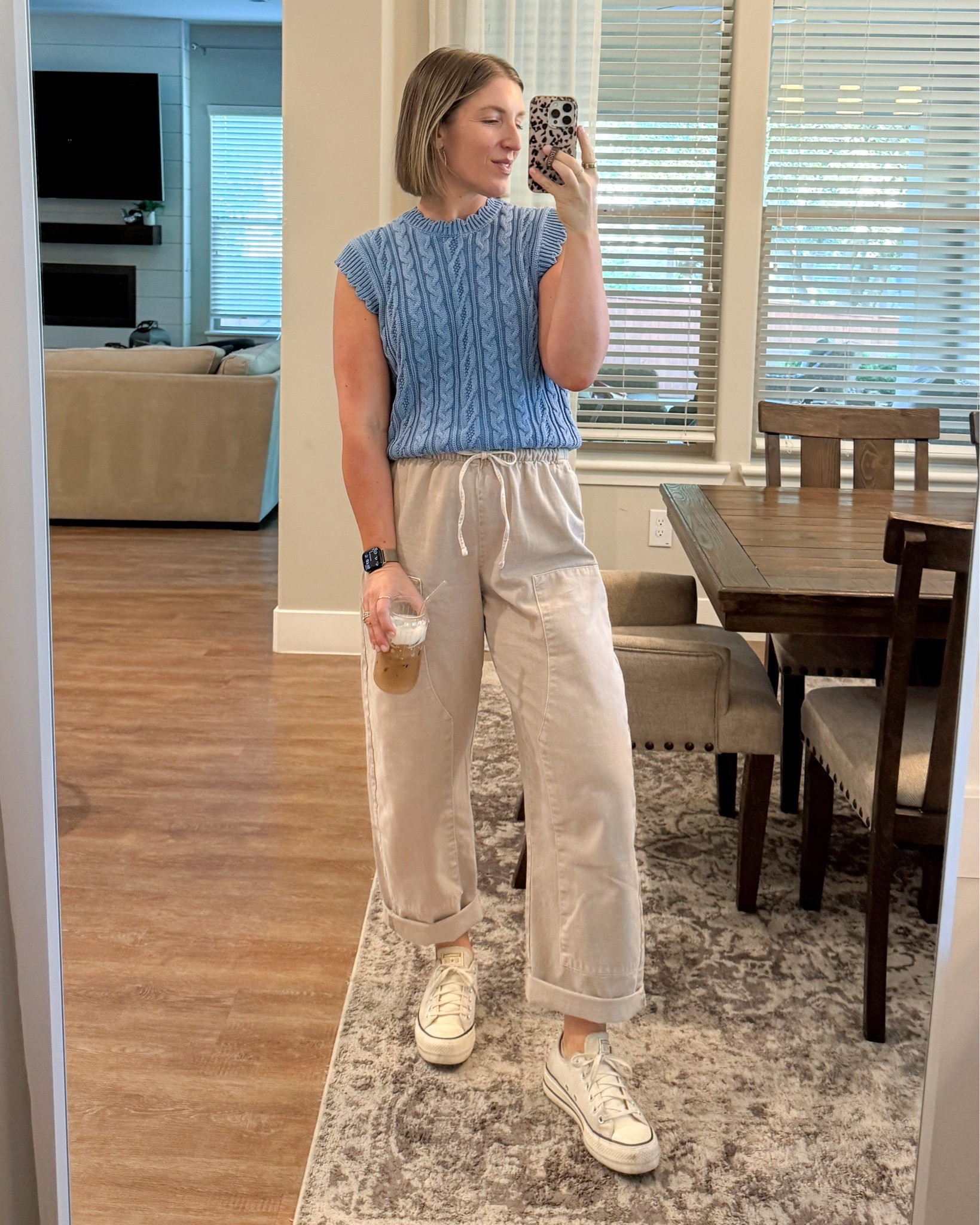 Pull on / tie waist pants have my heart!!! This outfit for a compliment from a random stranger 🙏🏼

#LTKdayinmylife #LTKfoodie #LTKmomlife