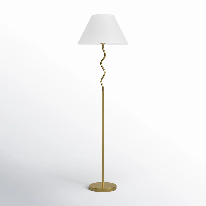 Giverny 62.3'' Brass Traditional Floor Lamp | Wayfair North America