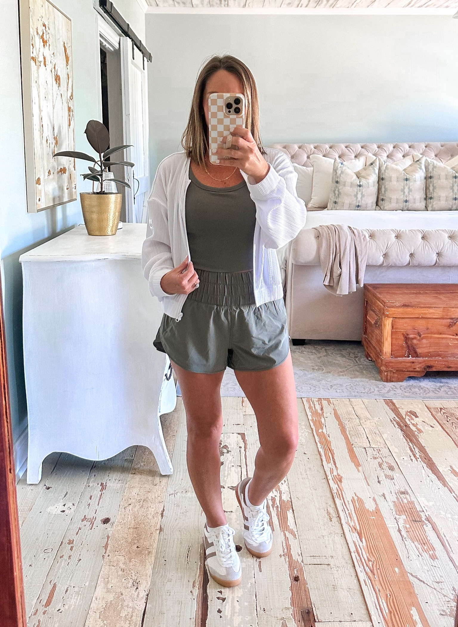 Workout outfit 
Amazon fitness 
Amazon style 
Alo 
Gola sneakers 

#LTKActive #LTKOver40 #LTKPetite