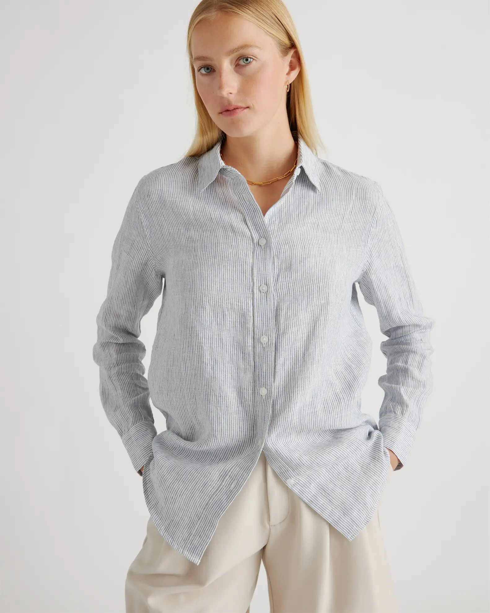 100% European Linen Shirt | Quince | Quince
