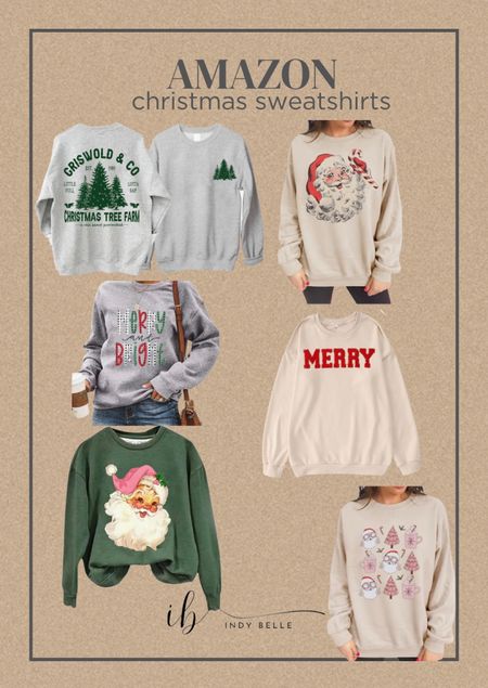 Amazon Christmas sweatshirts! So cozy and soft! Size up for an oversized fit! Perfect for running errands, cozy days, or Christmas Day or Eve! Makes the perfect gift too!





Christmas pullover, Christmas sweatshirt, Christmas gift, holiday gift, women’s Christmas gift, womens holiday gift, Christmas Day outfit, womens loungewear, loungewear, Christmas loungewearr

#LTKCyberWeek #LTKHoliday #LTKGiftGuide