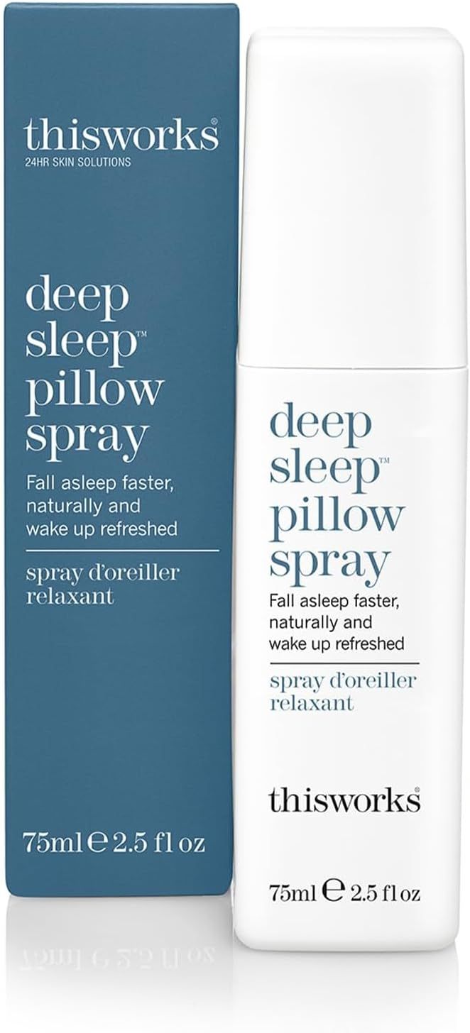 THISWORKS Deep Sleep Pillow Spray, Natural Relaxation Aid for Stress & Anxiety Relief, 2.5 fl oz | Amazon (US)