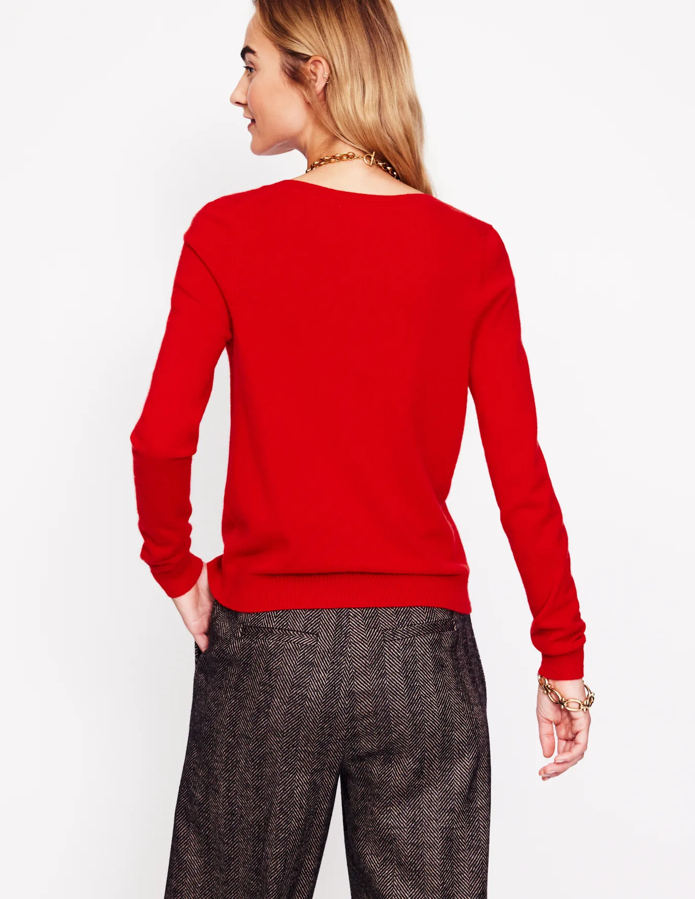 Eva Cashmere Crew Cardigan | Boden UK