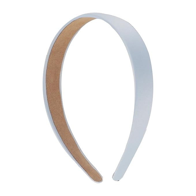 1 Satin Headband for Women and Girls - Light Blue | Amazon (US)
