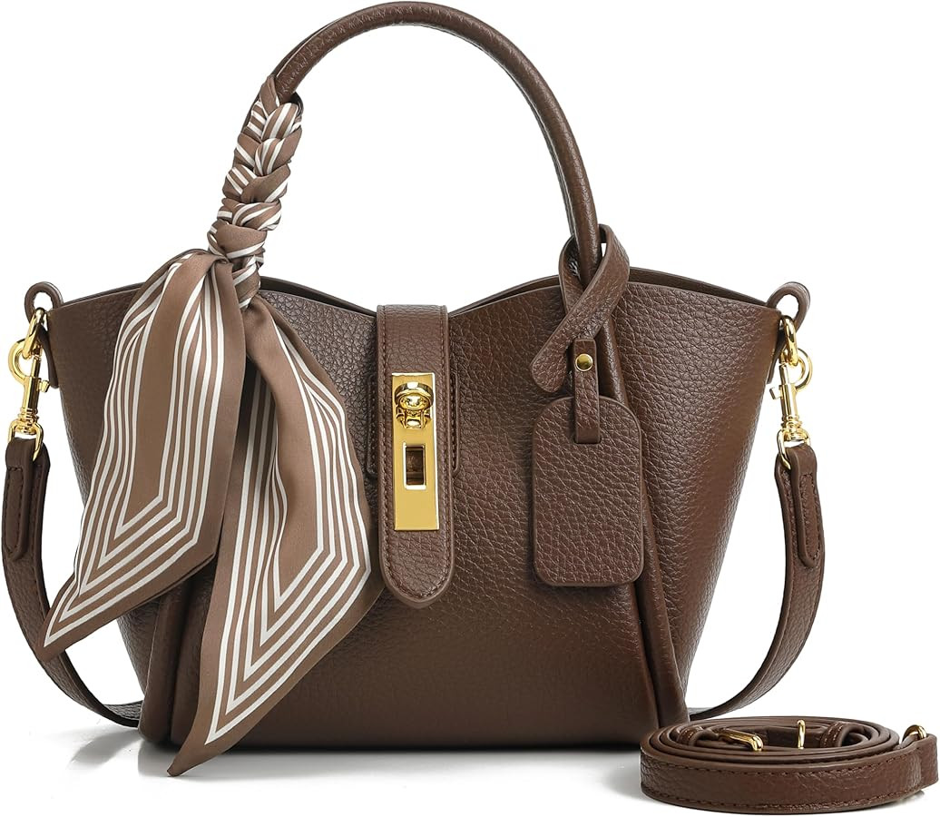 Women's shoulder bag, women's wallet, vintage handbag, synthetic leather crossbody bag with adjus... | Amazon (US)